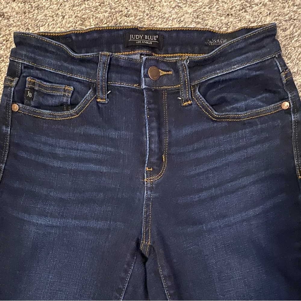 Judy Blue Women's Boot Cut Dark Indigo Jeans